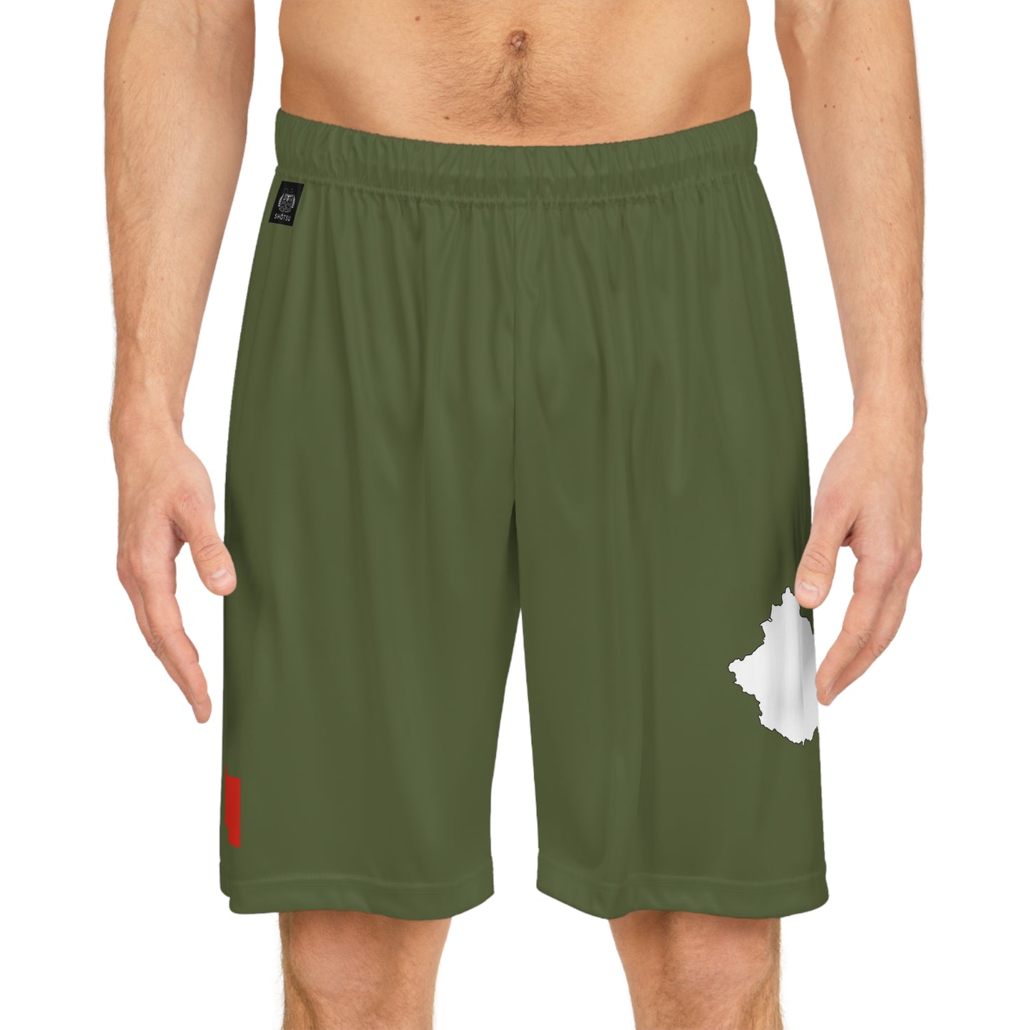 Chinese Pride Basketball Shorts Green/White