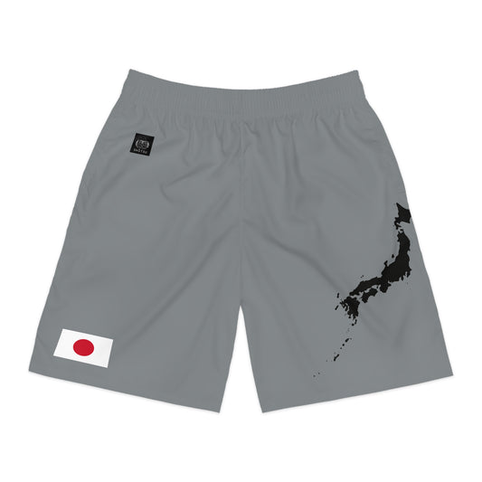 Japanese Pride Jogger Shorts Gray