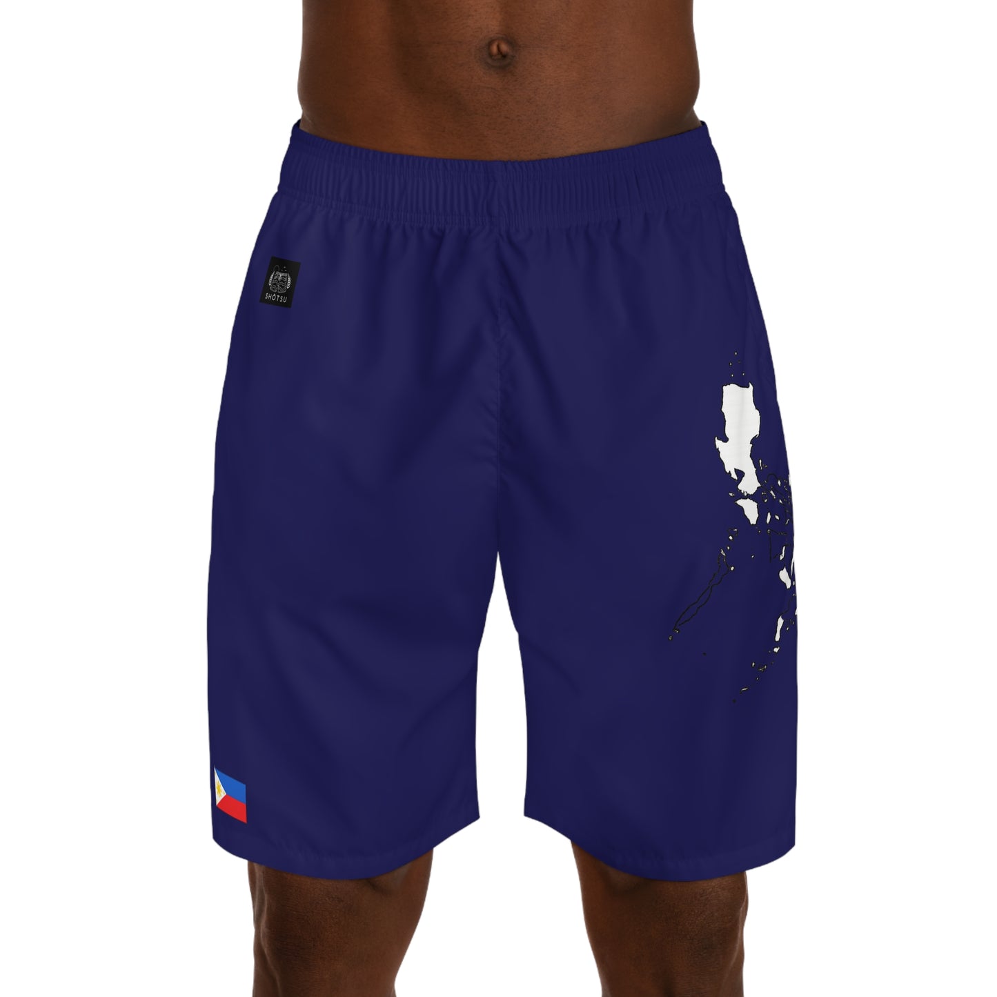 Filipino Pride Jogger Shorts Blue