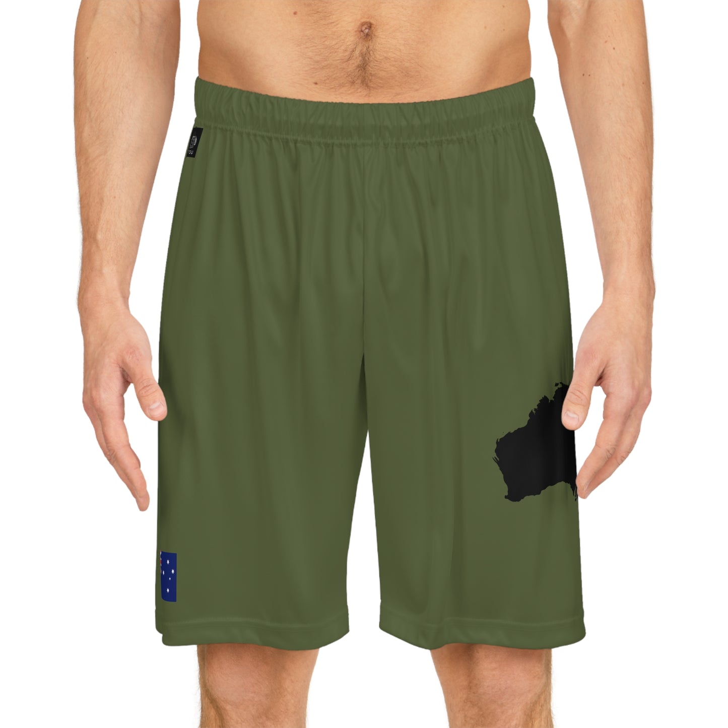 Australian Pride Basketball Shorts Green