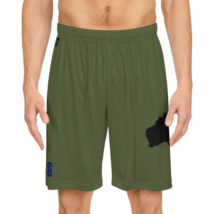 Australian Pride Basketball Shorts Green