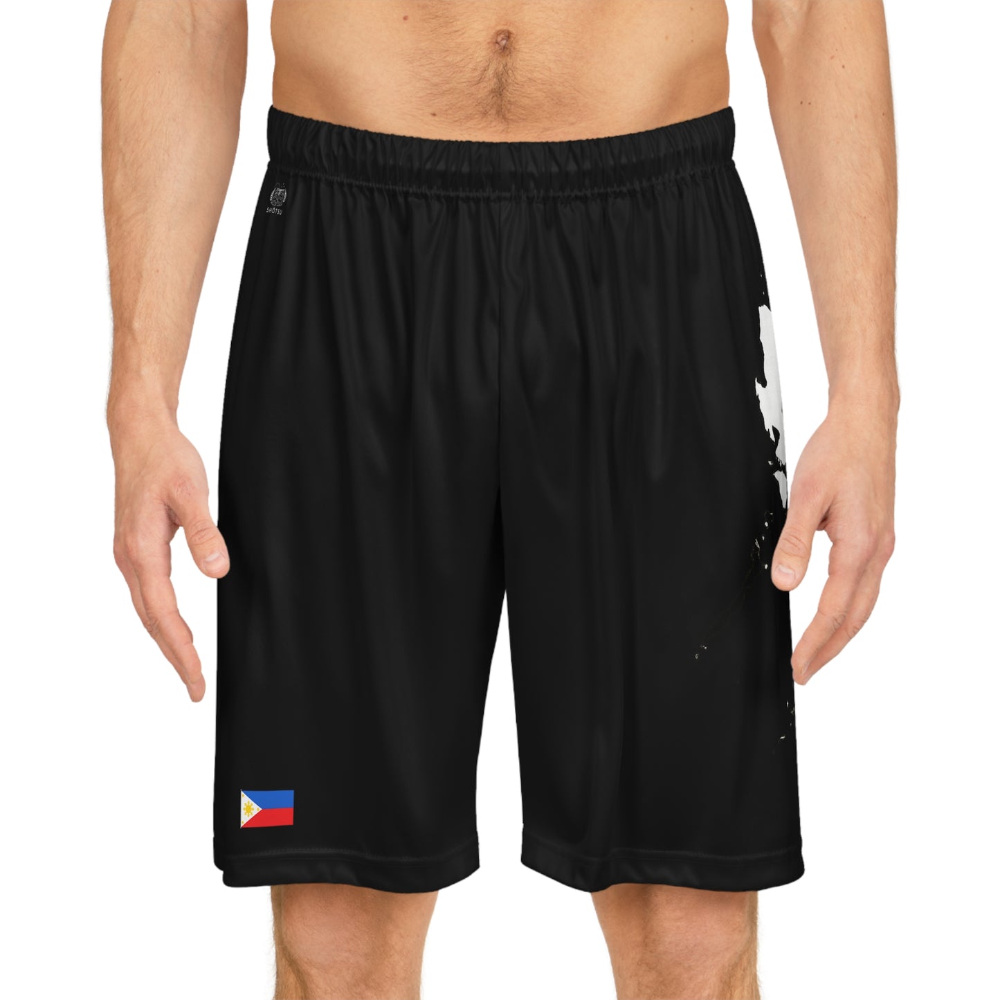 Filipino Pride Basketball Shorts Black