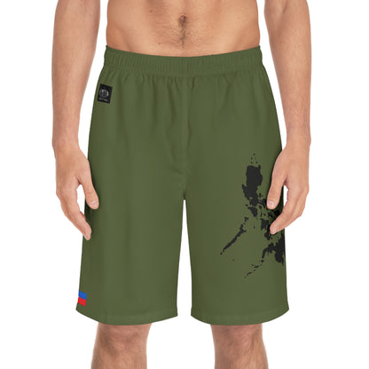Filipino Pride Board Shorts Green