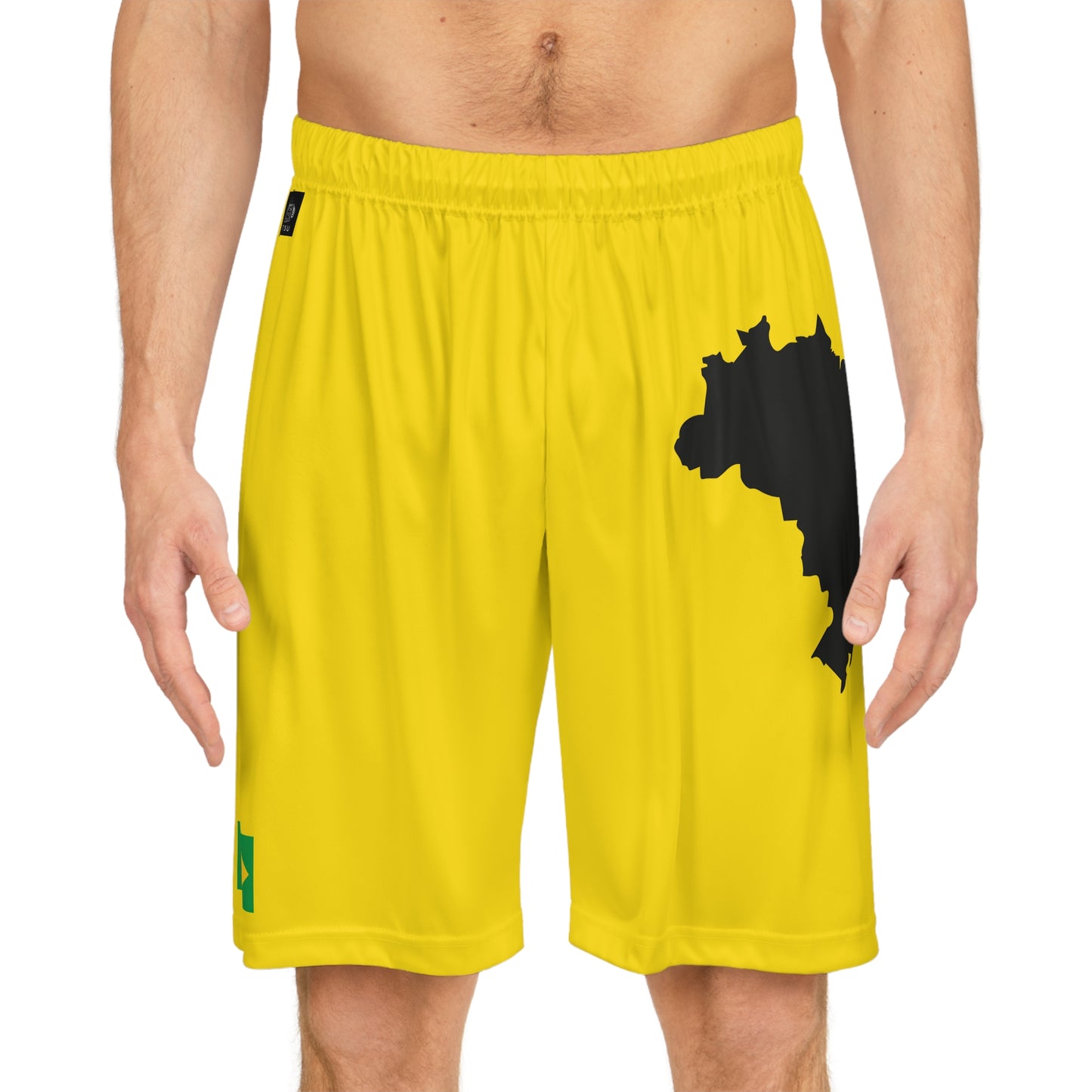 Brazilian Pride Basketball Shorts Yellow