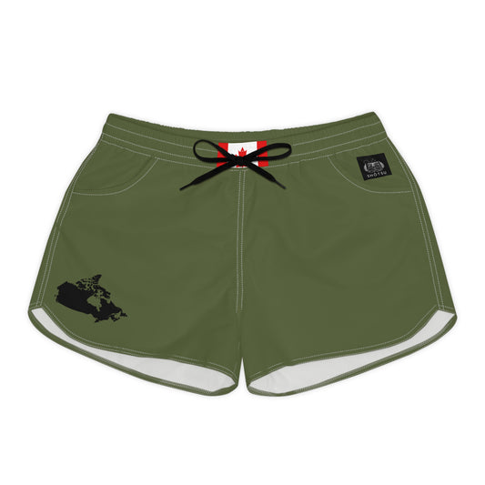 Canadian Pride Women's Casual Shorts Green
