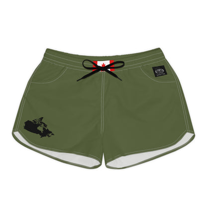 Canadian Pride Women's Casual Shorts Green