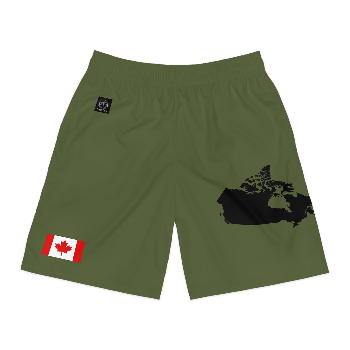 Canadian Pride Jogger Shorts Green