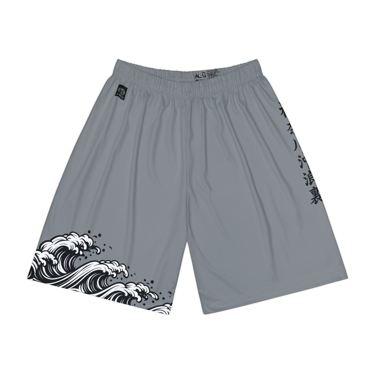 Wave of Kanagawa Basketball Shorts Gray