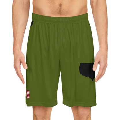 USA Basketball Shorts Green