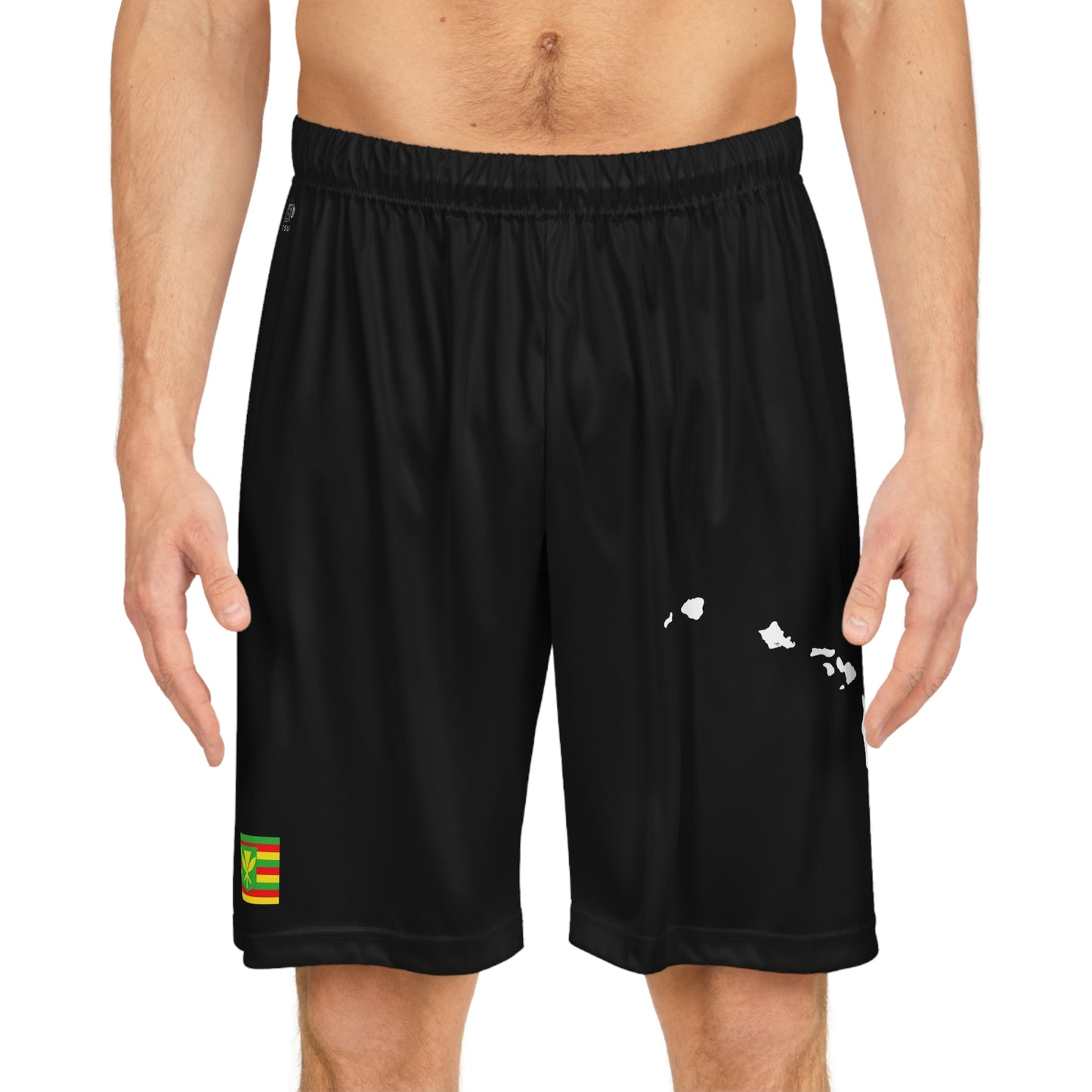 Hawaiian Pride Basketball Shorts Black