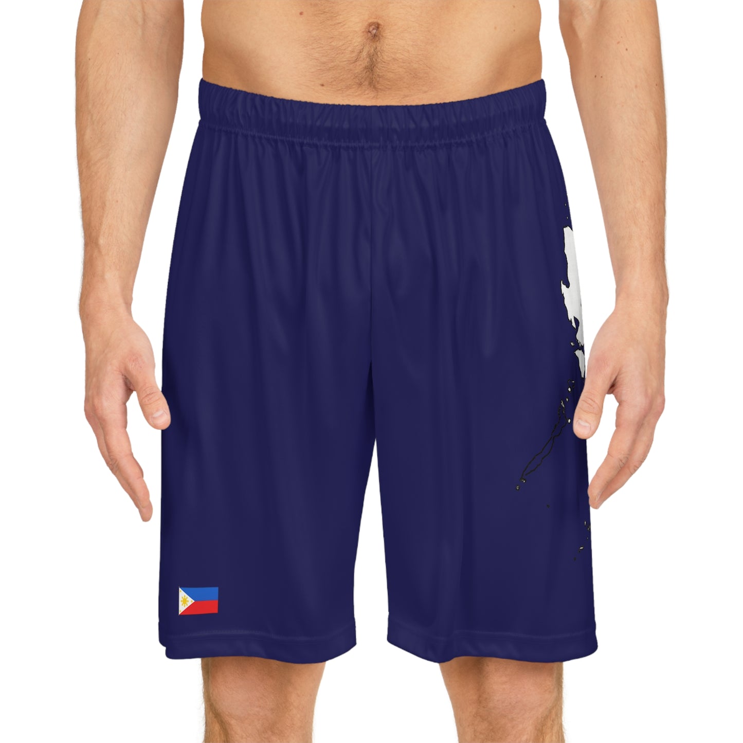 Filipino Pride Basketball Shorts Blue