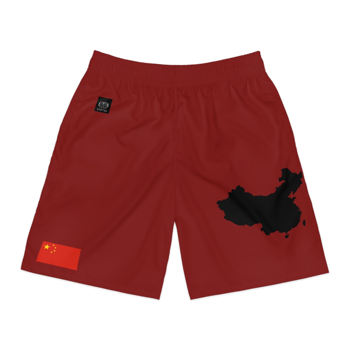 Chinese Pride Jogger Shorts Red