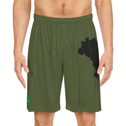 Brazilian Pride Basketball Shorts Green
