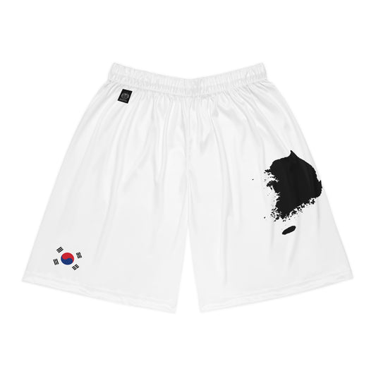 South Korean Pride Basketball Shorts White