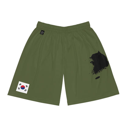 South Korean Pride Basketball Shorts Green