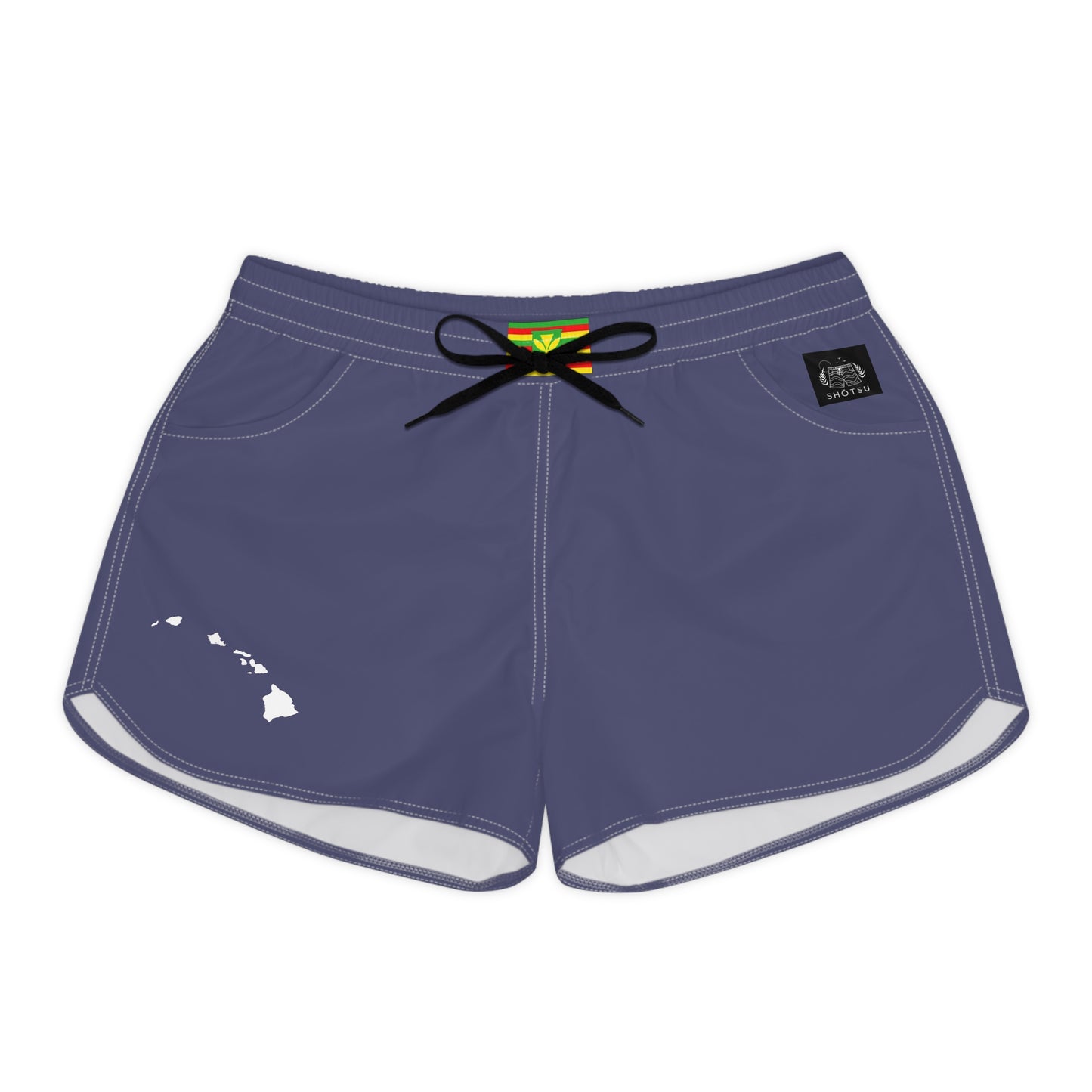 Hawaiian Pride Women's Casual Shorts Blue/White