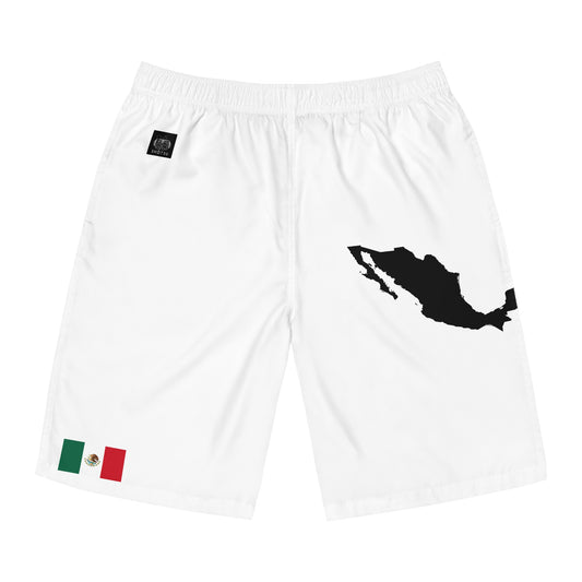 Mexican Pride Board Shorts White