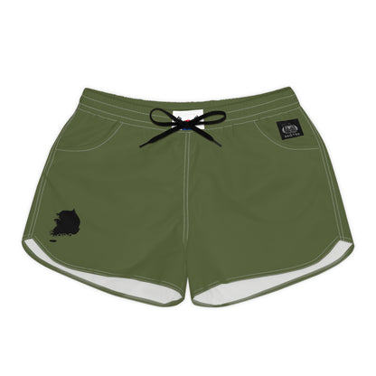 South Korean Pride Women's Casual Shorts Green