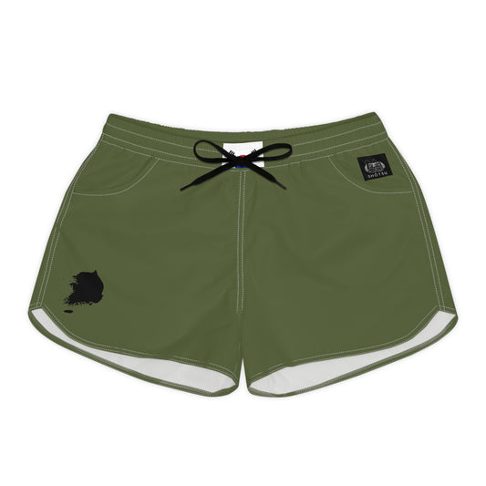 South Korean Pride Women's Casual Shorts Green