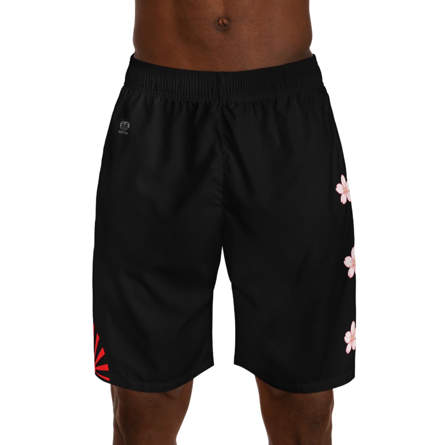 Rising Sun / Sakura Jogger shorts Black