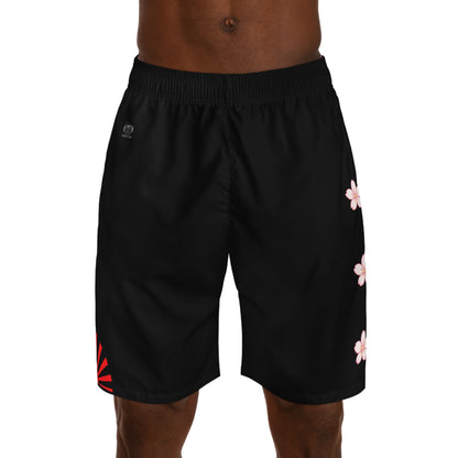 Rising Sun / Sakura Jogger shorts Black