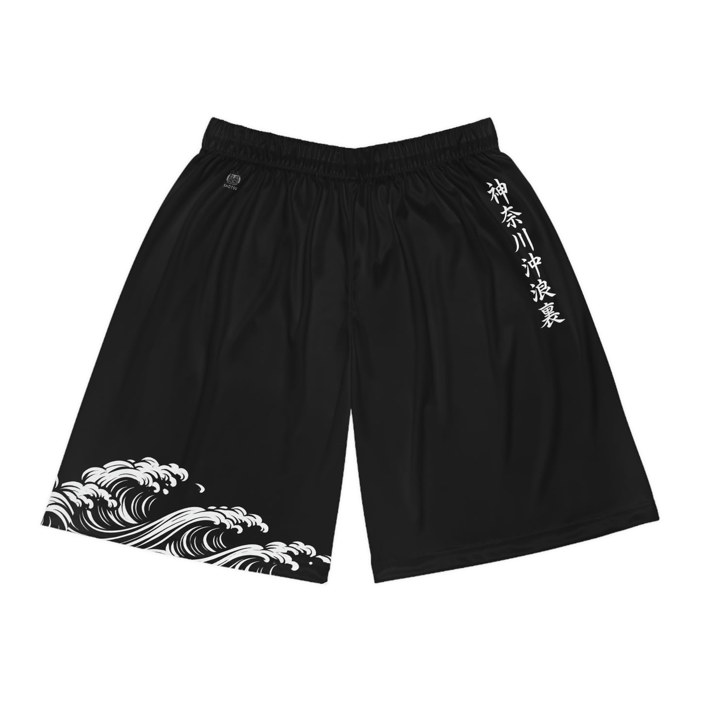 Wave of Kanagawa Basketball Shorts Black