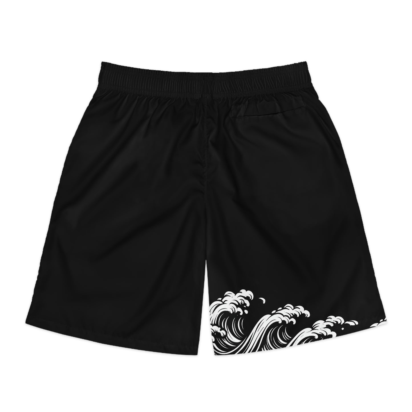 Wave of Kanagawa Jogger Shorts Black