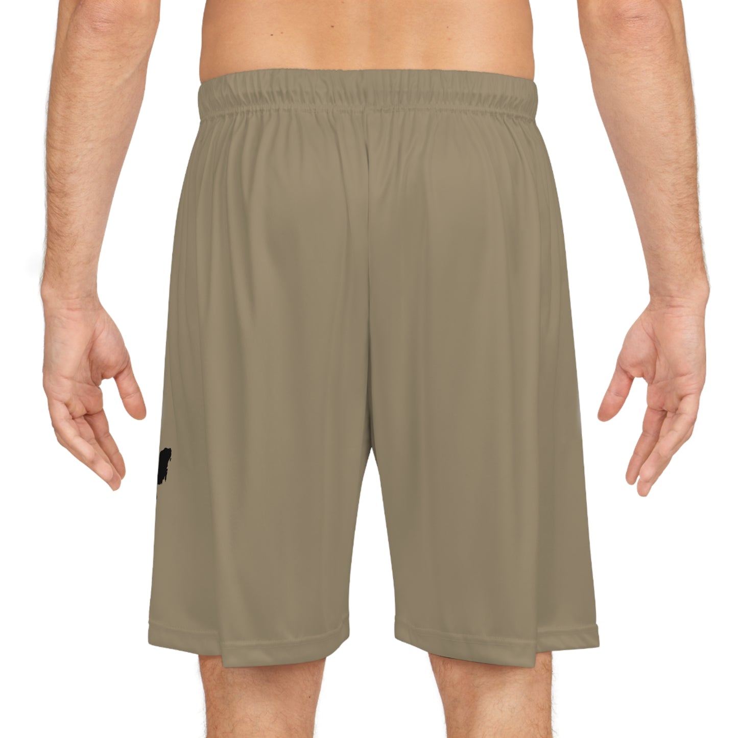 Mexican Pride Basketball Shorts Khaki
