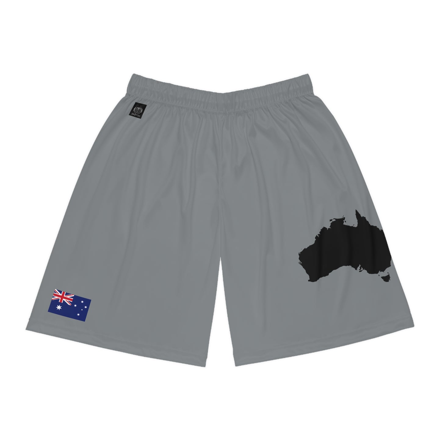 Australian Pride Basketball Shorts Gray