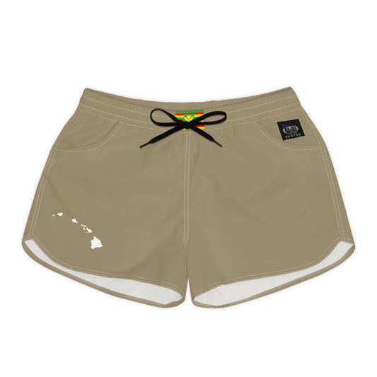 Hawaiian Pride Women's Casual Shorts Khaki