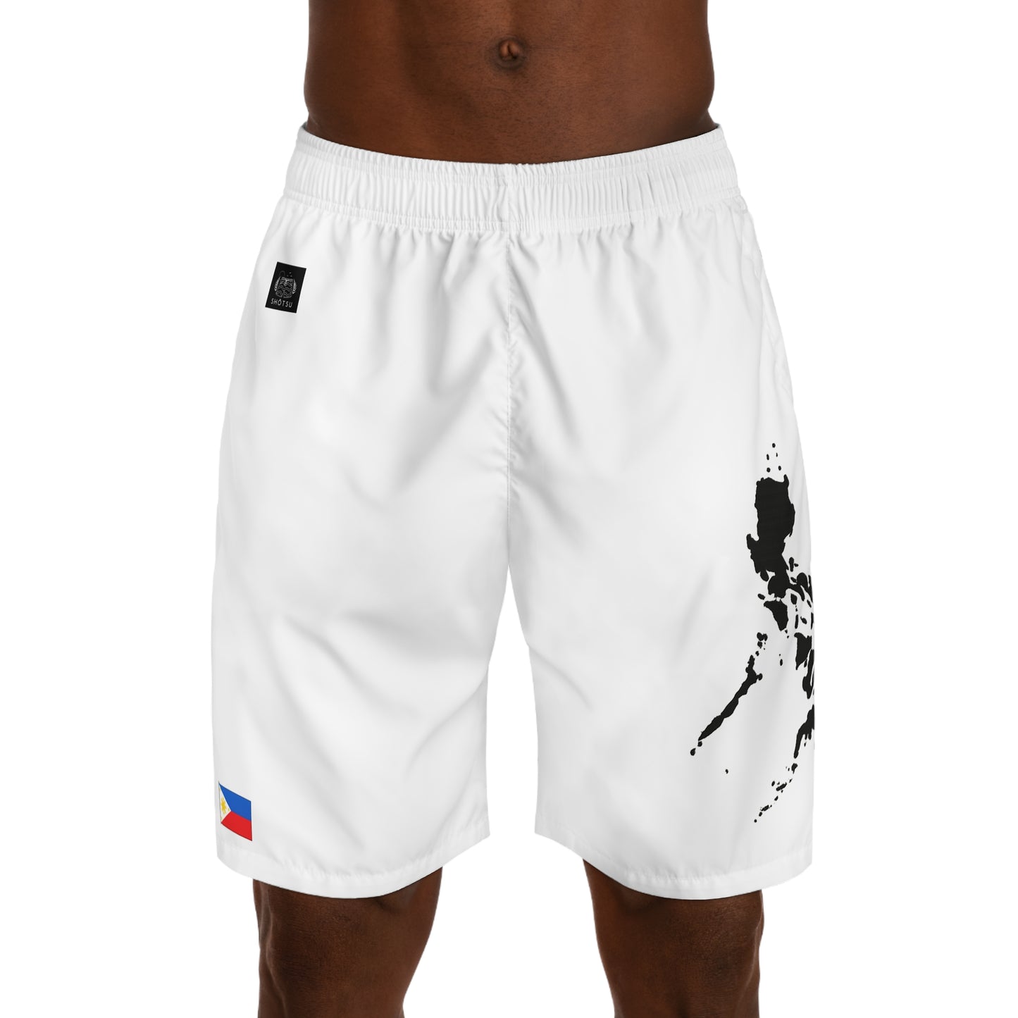 Filipino Pride Jogger Shorts White