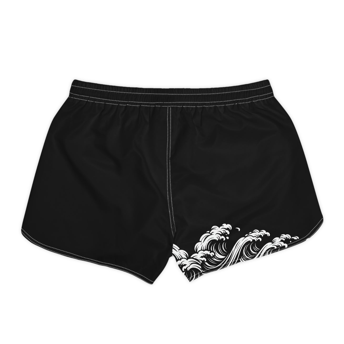 Wave of Kanagawa Women's Casual Shorts Black