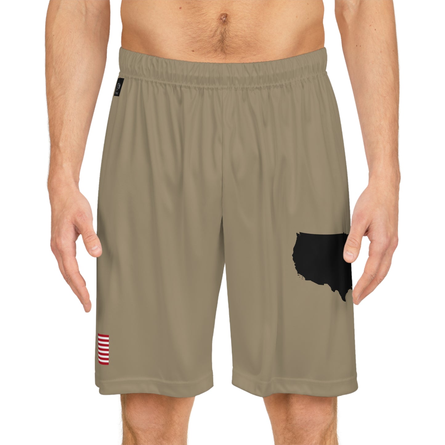 USA Basketball Shorts Khaki