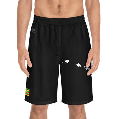 Hawaiian Pride Board Shorts Black