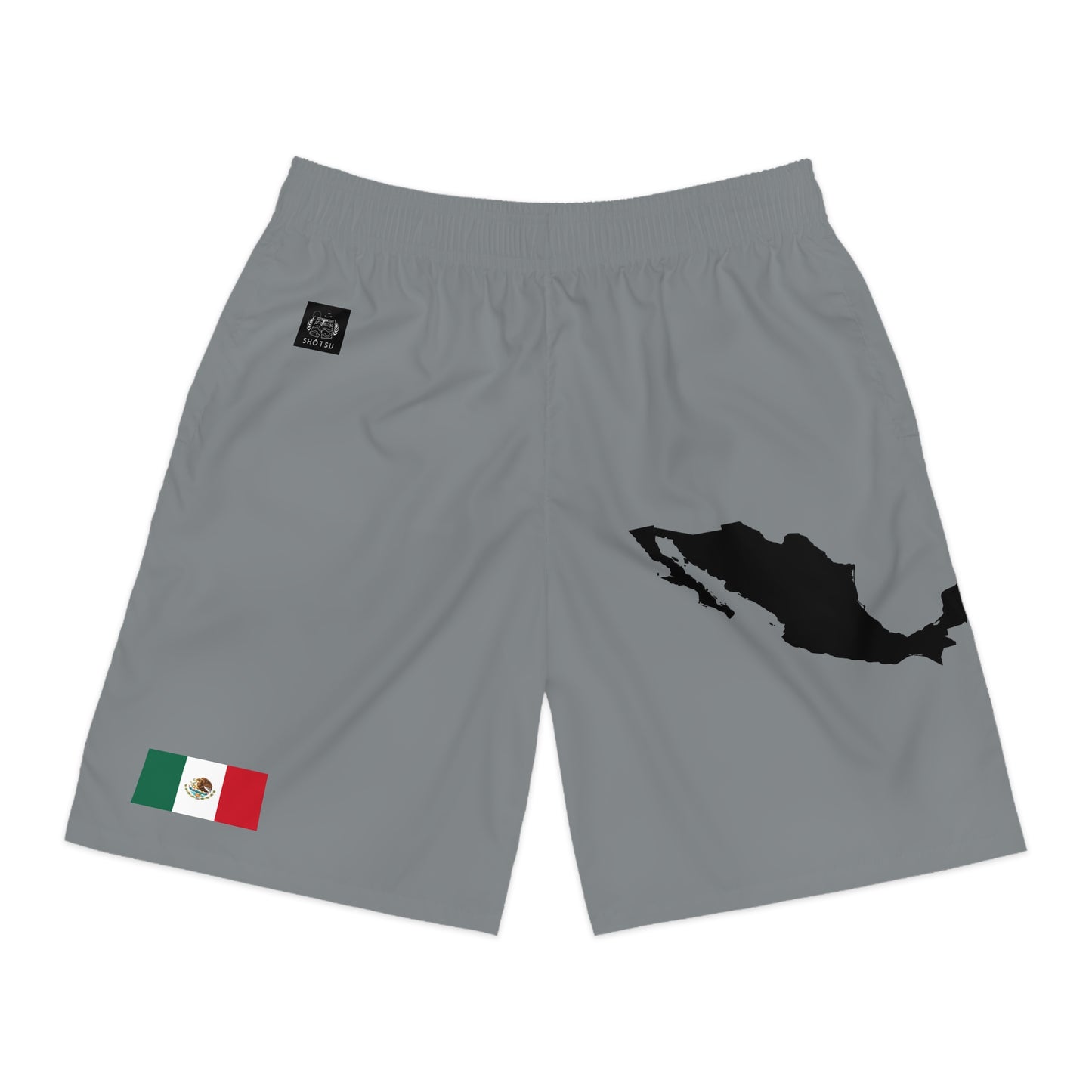 Mexican Pride Jogger Shorts Gray