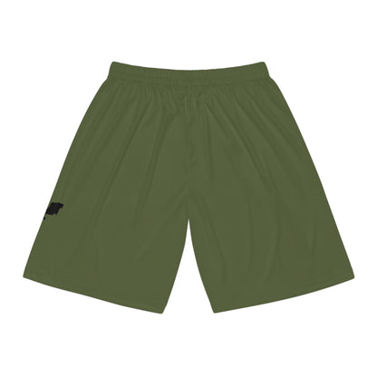 Mexican Pride Basketball Shorts Green