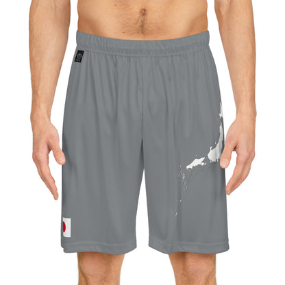 Japanese Pride Basketball Shorts White/Gray