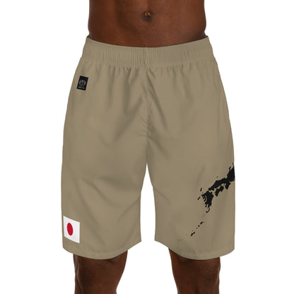Japanese Pride Jogger Shorts Khaki