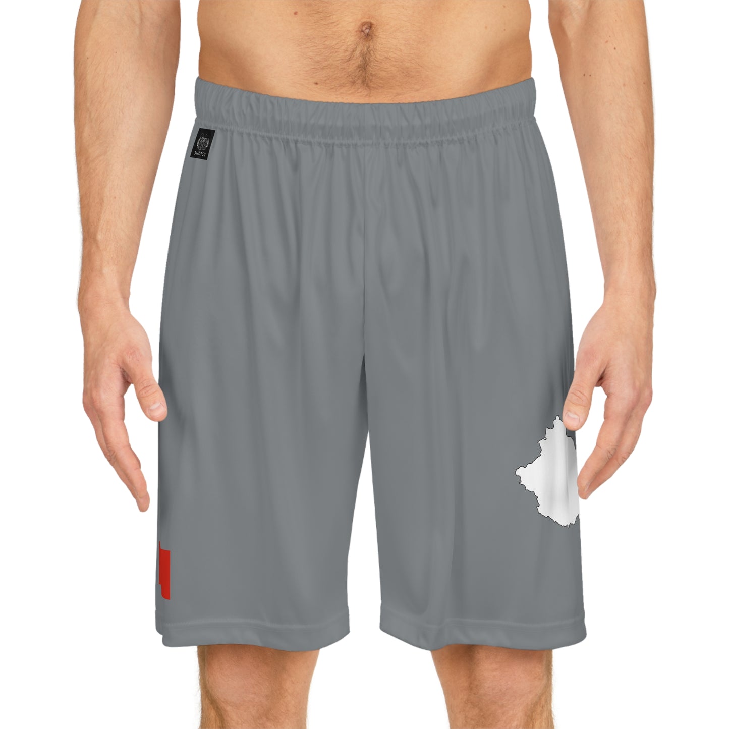 Chinese Pride Basketball Shorts White/Gray