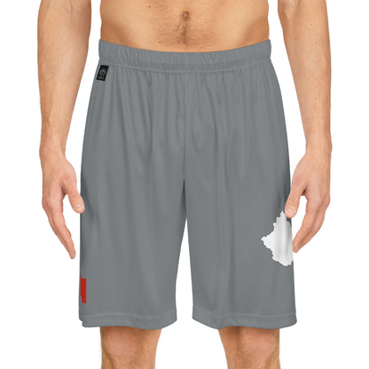Chinese Pride Basketball Shorts White/Gray