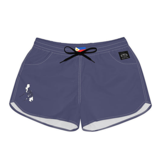 Filipina Pride Women's Casual Shorts White/Blue