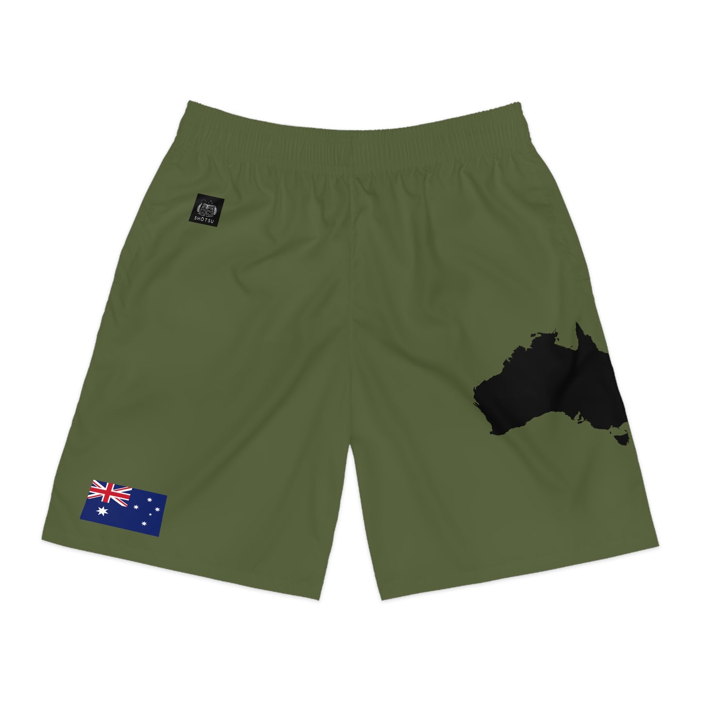 Australian Pride Jogger Shorts Green