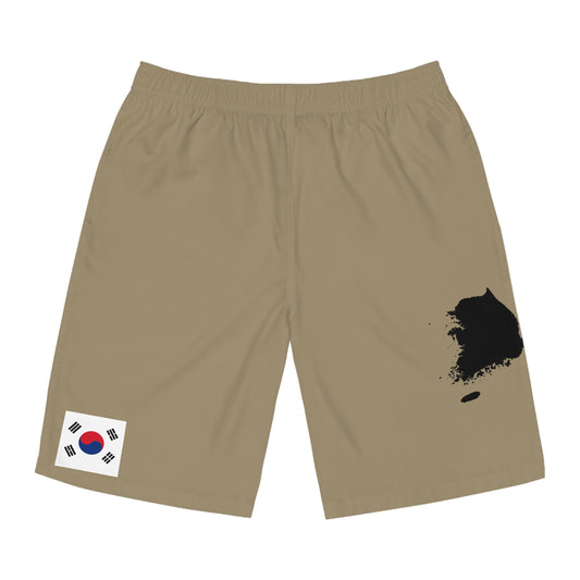 South Korean Pride Jogger Shorts Khaki