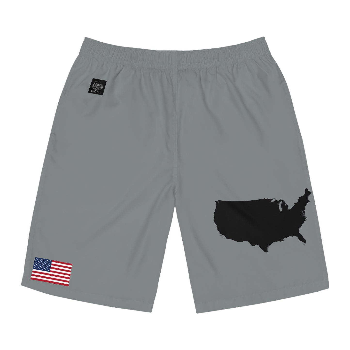 USA Board Shorts Gray