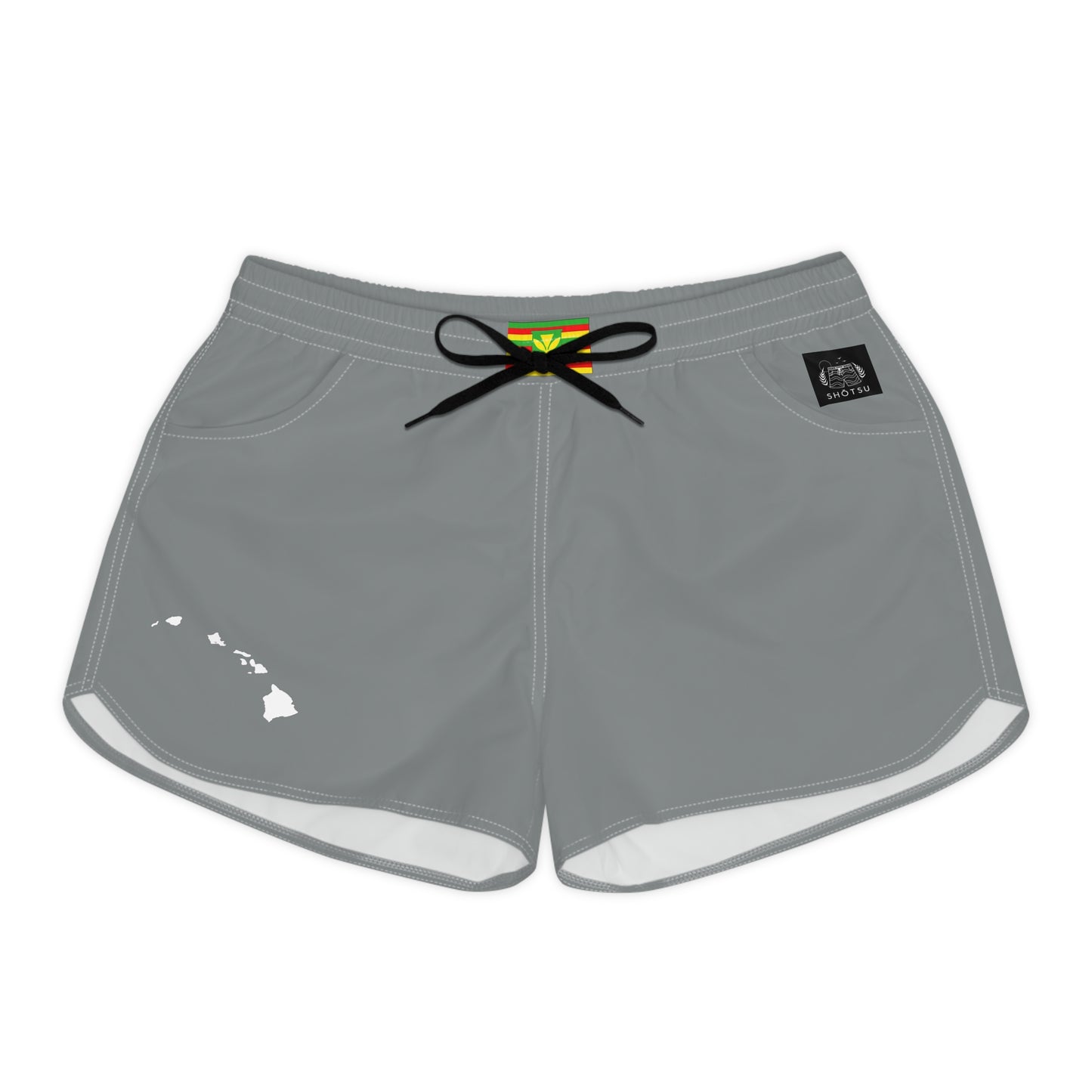 Hawaiian Pride Women's Casual Shorts Gray