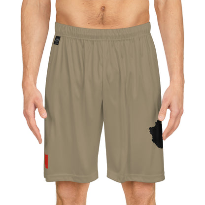 Chinese Pride Basketball Shorts Khaki
