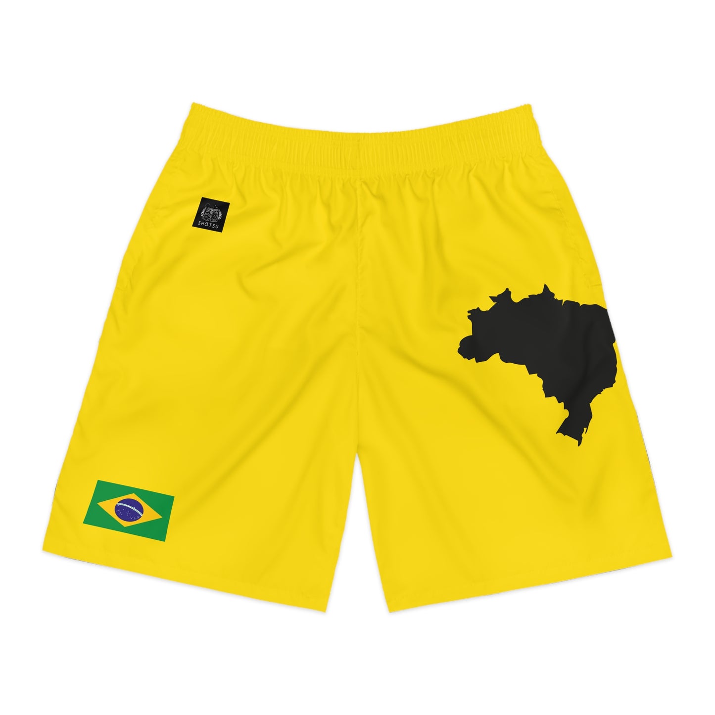 Brazilian Pride Jogger Shorts Yellow