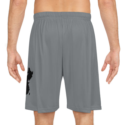 Chinese Pride Basketball Shorts Gray