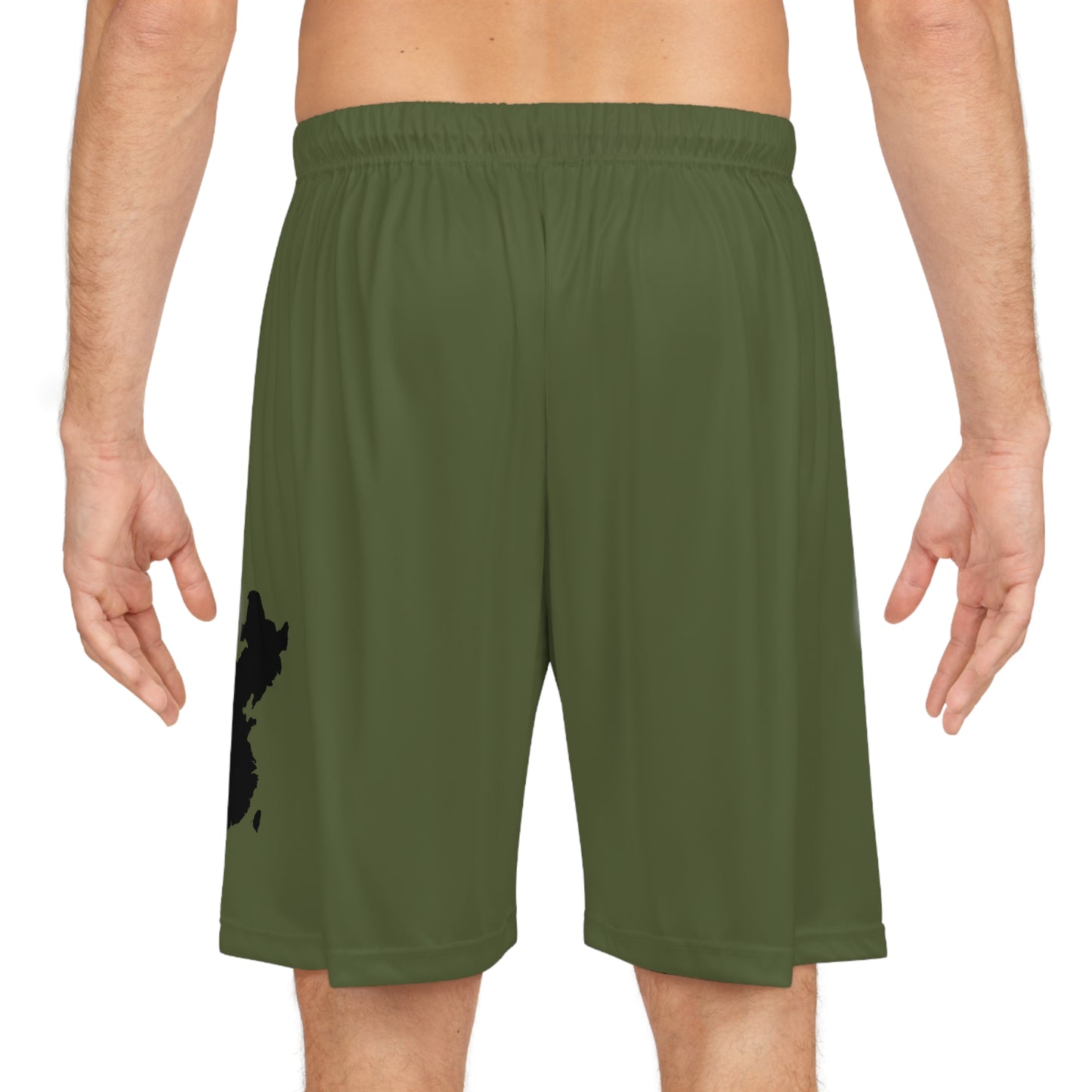 Chinese Pride Basketball Shorts Green