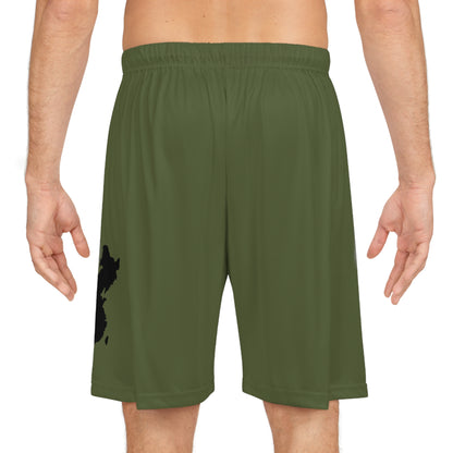 Chinese Pride Basketball Shorts Green